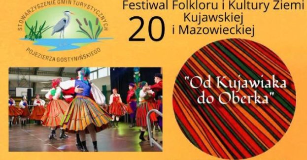 20. Festiwal Folkloru i Kultury Ziemi Kujawskiej i Mazowieckiej „Od Kujawiaka do Oberka” odbędzie się 11 października 2026 r. w Hali Sportowej Szkoły Podstawowej im. Marii Konopnickiej w Gąbinie. Początek zaplanowano na godz. 12:00, a wstęp będzie wolny.